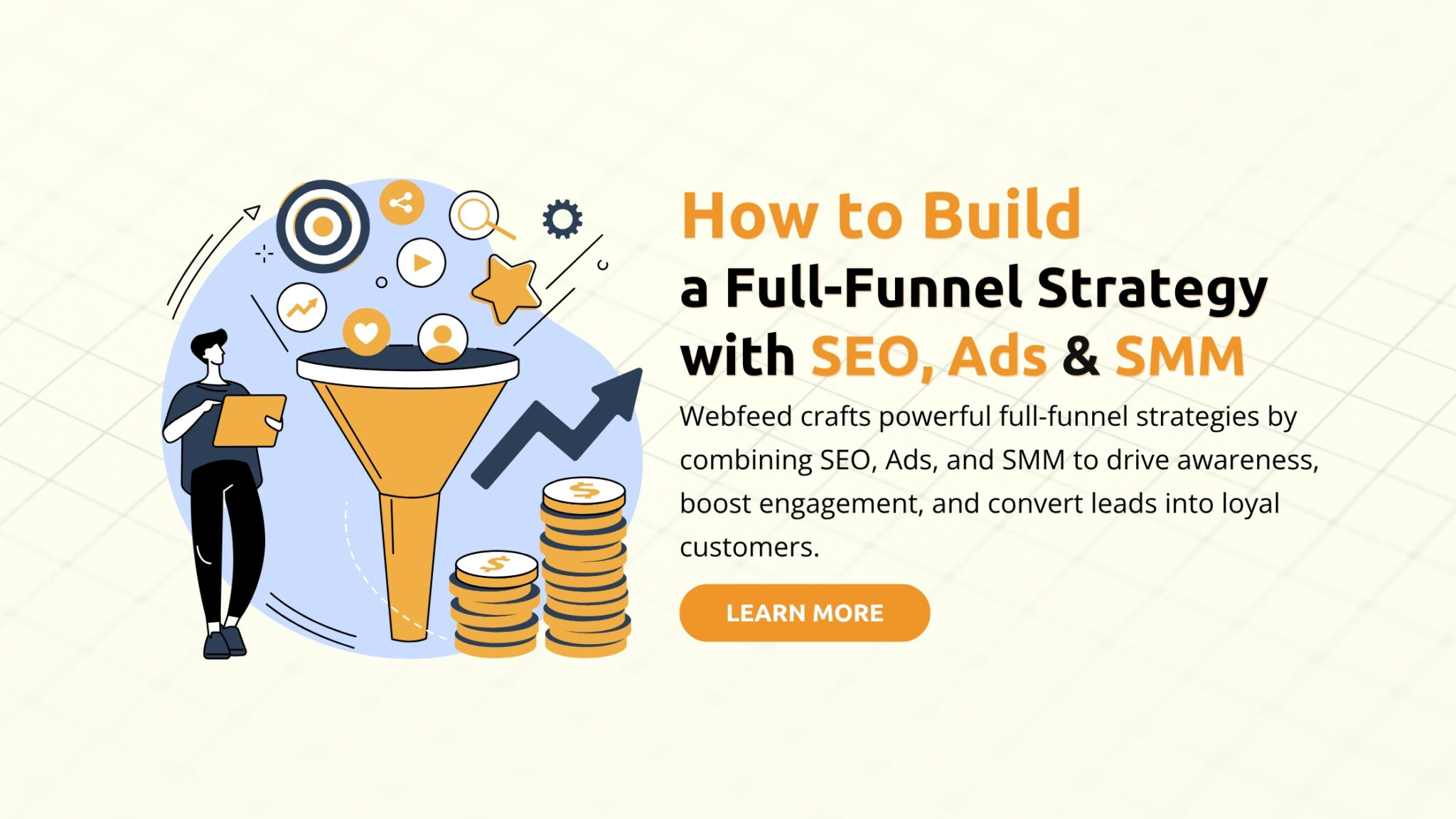How to Build a Full-Funnel Strategy with SEO, Ads & SMM