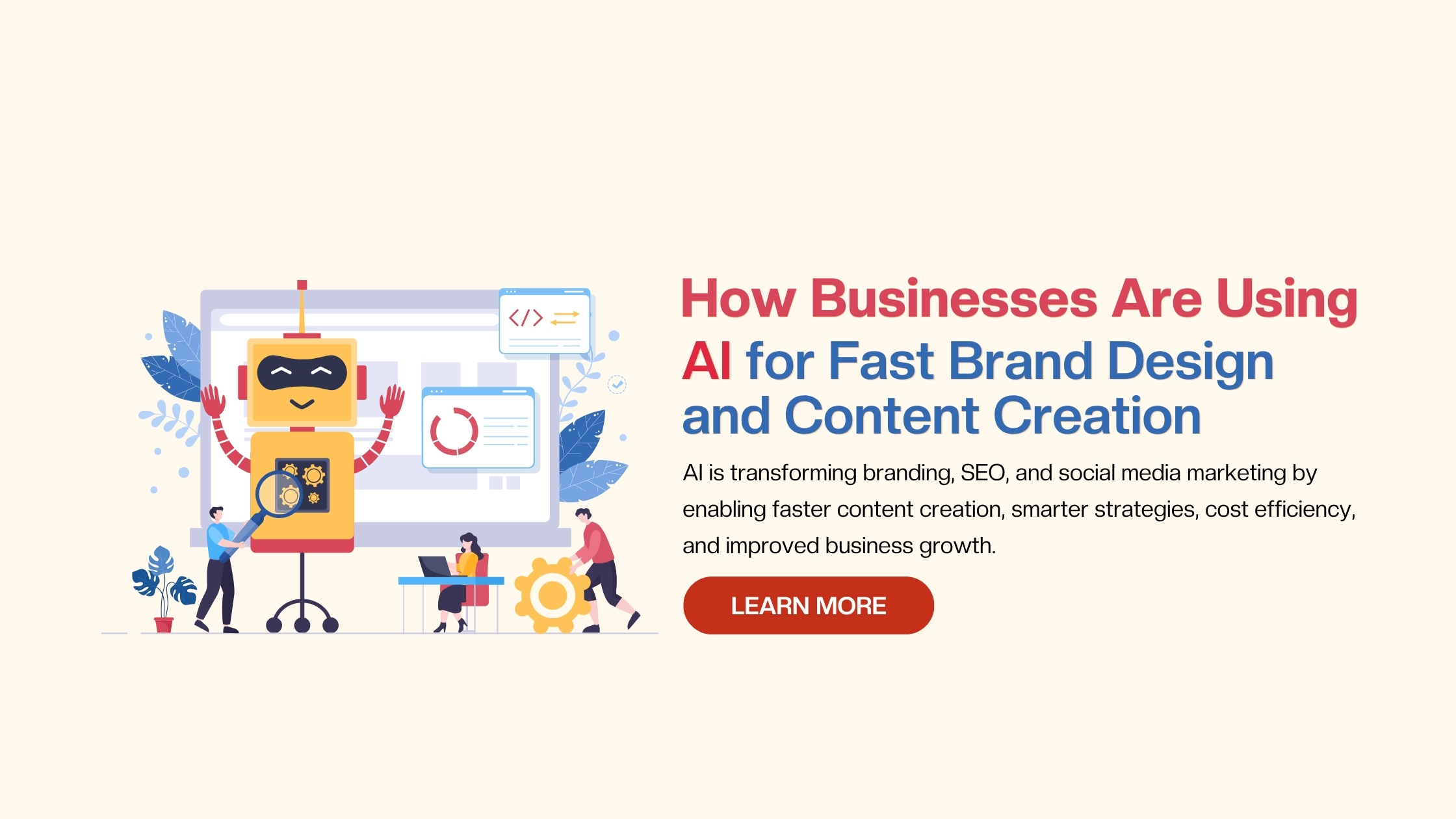 You are currently viewing How Businesses Are Using AI for Fast Brand Design and Content Creation